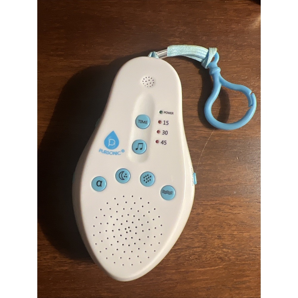Pursonic Baby Portable Sound Machine 5 Options Water Lullabies